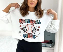 baseball vibes svg png retro baseball season ball player lov