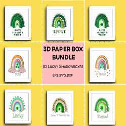 lucky bundle papercut light box