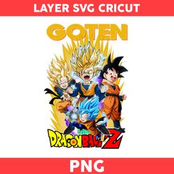 Son Goten Png, Goten Png, Super Saiyan Png, Dragon Ball Character Png, Dragon Ball Z Png, Cartoon Png -Digital File