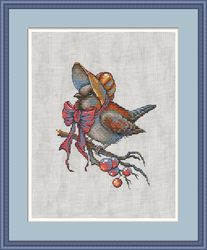 sparrow cross stitch pattern bird cross stitch pattern baby cross stitch pattern home sweet home cross stitch pattern