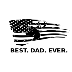 best dad ever deer hunting flag svg, fathers day svg, best dad svg, hunting dad svg, dad svg, deer hunting svg, hunter s