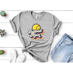 retro softball mom shirt, softball shirt, baseball shirt, baseball mama shirt, game day shirt dtg