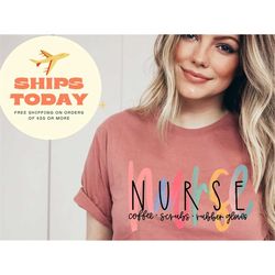 nurse women shirt, nurse shirt, nursing school, nurse graduation gift, registered nurse