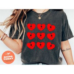 Bad Bunny Sad Heart Shirt, Bad Bunny Un Verano Sin Ti T-Shirt, Bad Bunny Christmas Gift, Bad Bunny Worlds Hottest Tour E