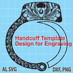 Handcuff Template Design vector file