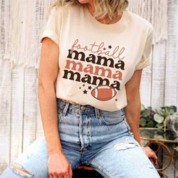mama football shirt, retro mama t-shirt, trendy mom shirt, football mom shirt, retro football shirt, cute football mom t
