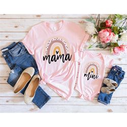 leopard mama shirt, leopard mini shirt, mama mini matching shirt, mama's girl shirt, mama mini arrow shirt, mama shirt,