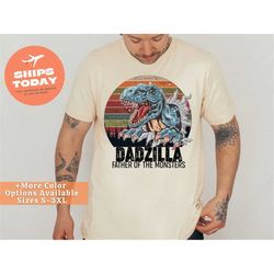 dadzilla shirt, dad gift, husband gift, trendy dad shirt, funny husband gift, father of the monsters, funny dad gift, hu