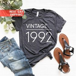 vintage 1992 shirt,30th birthday shirt,30th birthday gift for women,30th birthday woman,30th birthday best friend,30th b