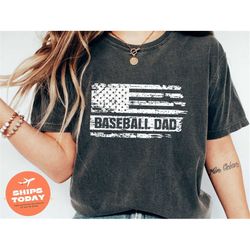 baseball dad usa flag shirt, baseball dad outfits, fathers day 23, baseball daddy shirt, sports dad gift, fathers day gi