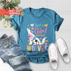 wolf howling at the moon tee, wolf lover gift, floral wolf shirt, wildlife animals tee, wolf tee, howling wolf shirt, ad