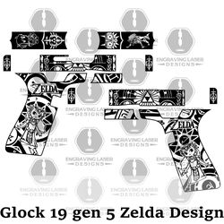 Engraving Firearms Deisign Louis Vuitton- Glock 19 G3 - Inspire Uplift