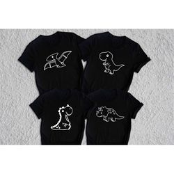 pocket dinosaur shirt, dinosaur birthday party shirt, dinosaur family matching shirt, types of dinosaurs shirt, dinosaur