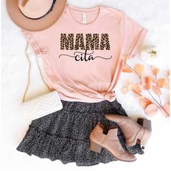 mamacita shirt for mom for mother's day gift, fiesta t shirt for cindo de mayo, leopard mama tshirt for women, women cin