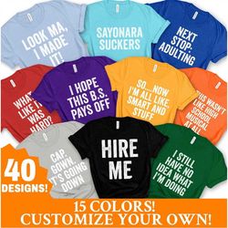 funny graduation shirts, custom grad tshirt, high school graduation gift, college graduation gift, graduation party,pers