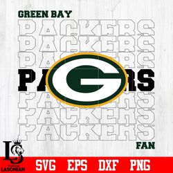 green bay packers fan svg, digital download