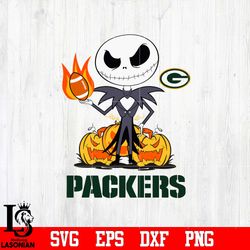 green bay packers, chiefs nfl, halloween, jack svg, digital download