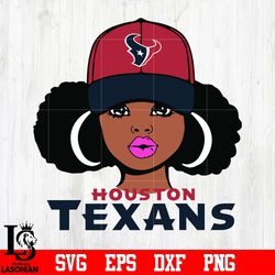 houston texans girl svg, digital download