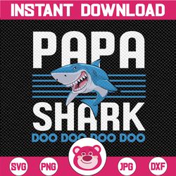 Papa Shark Doo Doo Doo png, Papa Shark png, Dad png, Daddy png, Funny Daddy png, Father's Day png, Funny Dad png