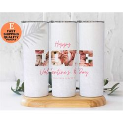 20 oz skinny valentines day tumbler, together forever valentines day tumbler, skinny love tumbler for valentines day