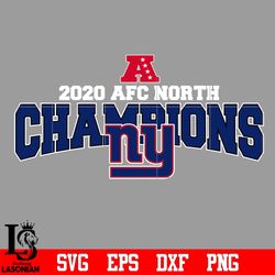 new york giants 2020 afc north champions svg,digital download