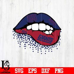 new york giants lip svg, digital download