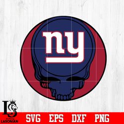 new york giants skull ball svg, digital download