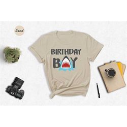 shark birthday shirt, birthday boy shark shirt, shark theme birthday shirt, shark birthday party tee, cute shark shirt