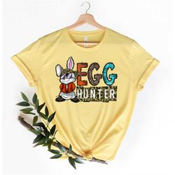 Egg Hunter Shirt, Easter Bunny Shirt, Cute Easter Bunny Tee, Happy Easter Shirt, Gift For Easter Day, Boys Easter Shirt,