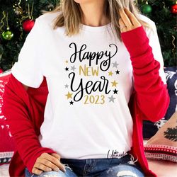 happy new year 2023 shirt ,new years shirt, new year party gift, happy new year t-shirt, hello 2023 gift, new year gift,