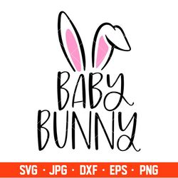 baby bunny svg, happy easter svg, easter egg svg, spring svg, cricut, silhouette vector cut file