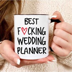 wedding planner gift, best fucking wedding planner ever, bridal party gift for wedding planner, best planner officiant c