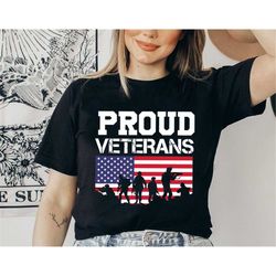 proud veteran shirt, veteran day gift, usa flag shirt, army husband gift, proud veteran, military shirt men,memorial day