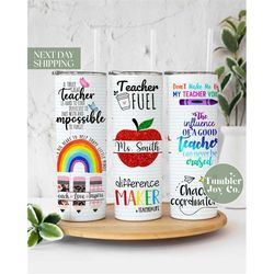 cute teacher tumbler , teacher gifts, teacher cup, teacher appreciation gift, teacher appreciation week t-418