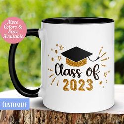 class of 2023 mug, graduation gift, funny tea coffee cup, high school senior college graduation, graduation mug, student