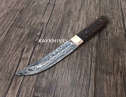 custom handmade damascus steel hunting survival outdoor bush-craft camping fighter tanto knife men's christmas gift