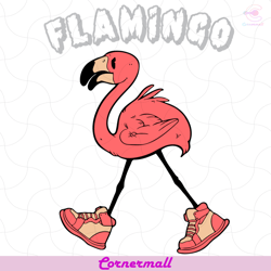 the vintage flamingo walk style game svg, trending svg, flamingo svg, vintage flamingo svg, flamingo walk svg