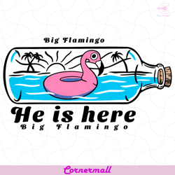 big flamingo svg, trending svg, flamingo svg, bottle svg, water svg, sunshine svg, coconut tree svg, beach svg