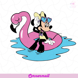 minnie and flamingo svg, trending svg, minnie svg, disney svg, funny minnie svg, flamingo svg, summer svg, summer vibes