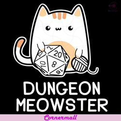 dungeon meowster svg, animal svg, cat sticker svg, ball of wool svg, love cat svg, cat lovers svg, funny animal svg, lov