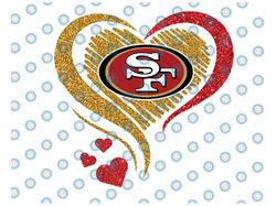 san francisco, 49ers svg, heart nfl png, san francisco 49ers png, sf heart png, nfl teams svg,nfl svg, football teams sv