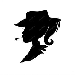 cowgirl svg, png, pdf, cowgirl clipart, cute woman png