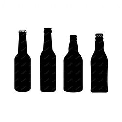 beer bottles svg, png, pdf, soda bottle svg