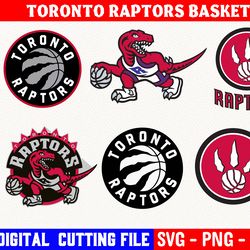 toronto raptors bundle, basketball team svg, toronto raptors svg, clipart png vinyl cut file, cricut, silhouette file