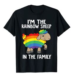 i'm the rainbow sheep in the family lgbtq pride t-shirt