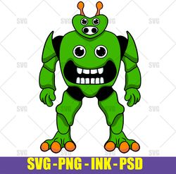 froggy kwaak svg, garten of banban characters svg, froggy kwaak ink, cut files for cricut froggy kwaak png