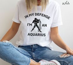 aquarius shirt aquarius astrology shirt aquarius zodiac shirt aquarius horoscope shir