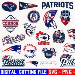 new england patriots bundle, football team svg, new england patriots svg, clipart png vinyl cut file, cricut, silhouette