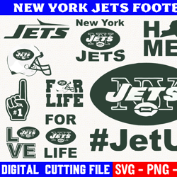new york jets bundle, football team svg, new york jets svg, clipart png vinyl cut file, cricut, silhouette file