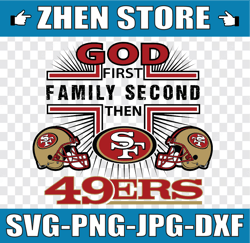 god first family second then 49ers svg, football png, football team svg, nfl teams, nfl svg, football teams svg